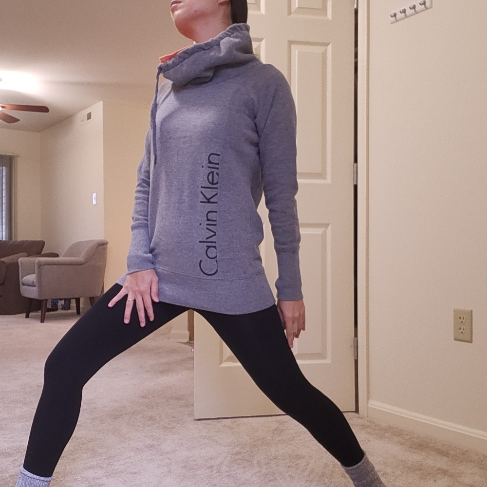 Calvin Klein Long Hoodie Sweatshirt - Picture 4 of 11